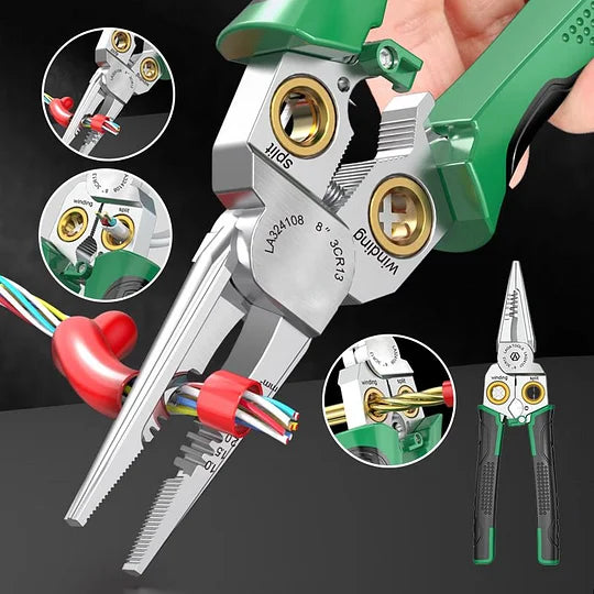 8 in 1 Multi-Function Wire Stripping Pliers