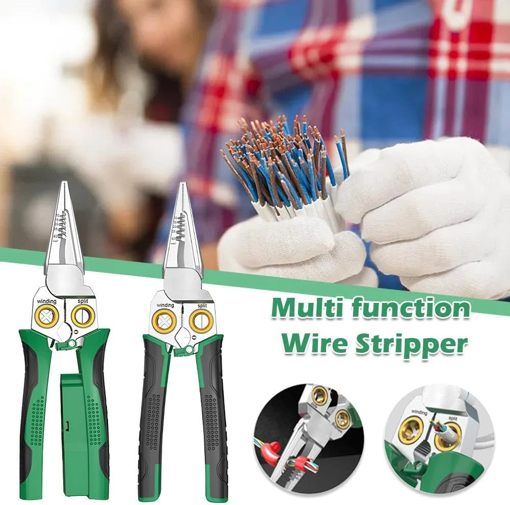 8 in 1 Multi-Function Wire Stripping Pliers